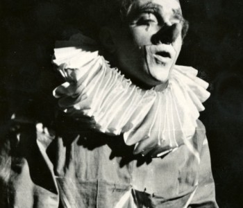 9. Rudolf Fleischer v roli šaška, představení Tři pomeranče